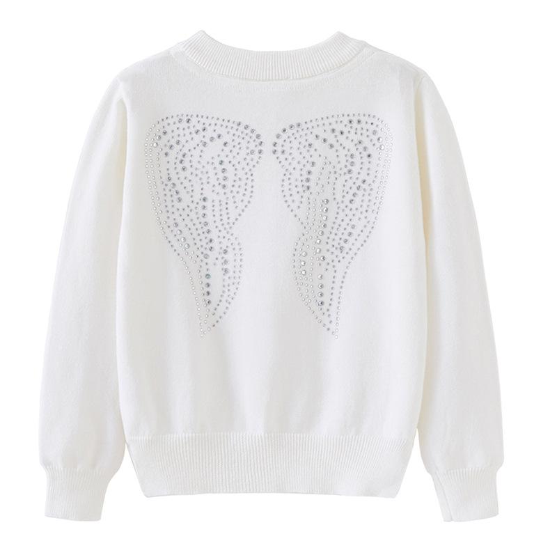 Весенне-осенний Инс Сочетающийся Детский Вязаный Кардиган Куртка Хлопок Девочки Свитер Кардиган