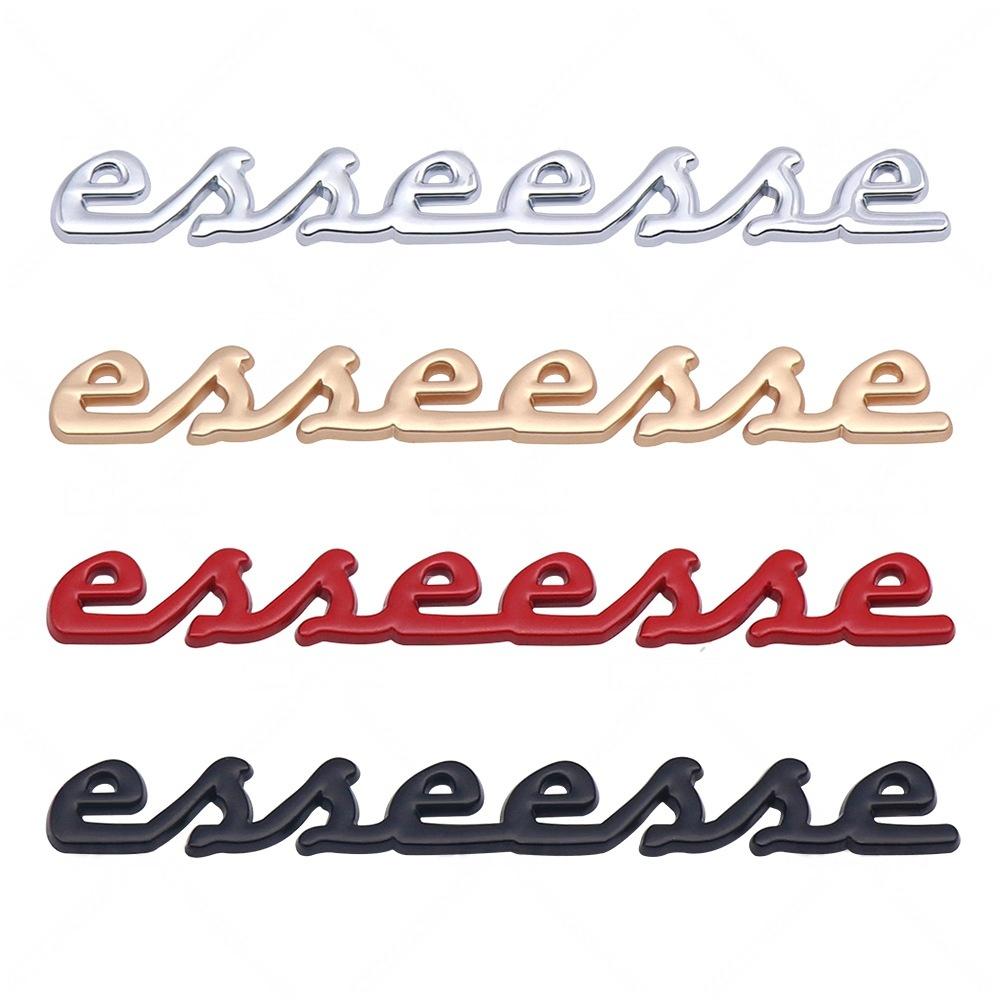 3D Metal 595 695 Tunismo Esseesse Competizione Badge Logo Car Rear Trunk Emblem Decal Stickers for Abarth