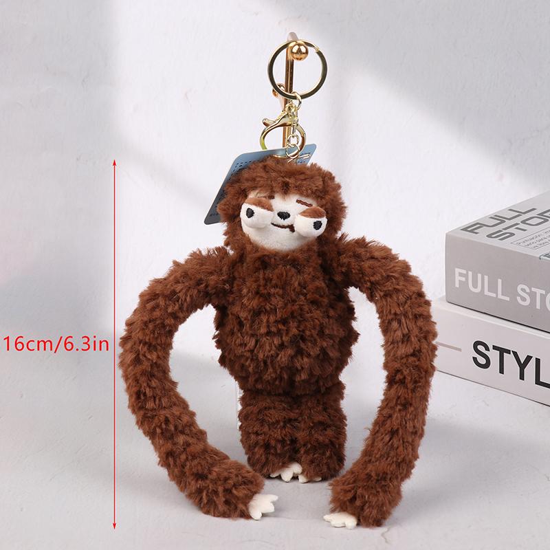 Креативная плюшевая игрушка в виде ленивца из мультфильма, кукла-обезьянка, брелок, милая школьная сумка, подвеска, держатель для ключей от машины, подарки для пары