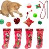 Christmas Cat Toy Sets Pet New Year Gifts Cat Hunting Play Games Toys for Cats Interactive Cat Toys Christmas Accessories