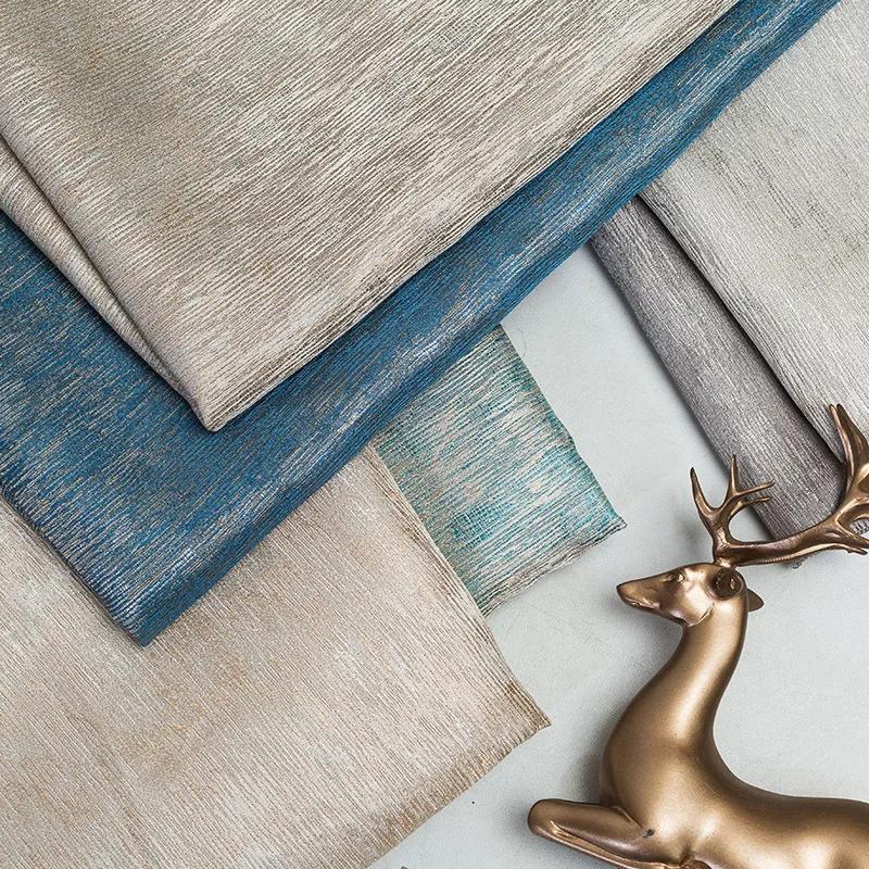 100x280cm Nordic Style Jacquard Fabric Modern Luxury Velvet Fabric for Diy Tablecloth Sofa Cushion Curtain Upholstery Crafts