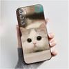 Phone Casing For ZTE Nubia Red Magic 9 9s Pro Plus Case Aesthetic Fashion Cute Cat Black Soft Silicone Shockproof Cover Bumper