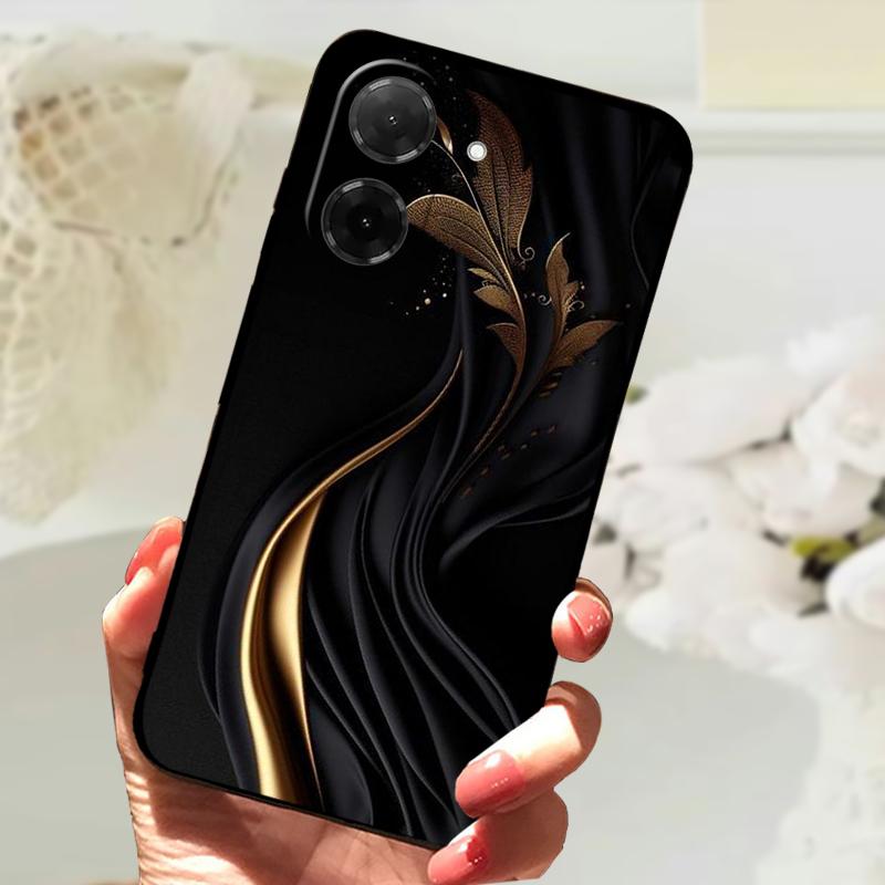 Чехлы для Poco C71 4G Бампер Мягкая ТПУ Задняя крышка Чехол для Xiaomi Redmi A5 4G Мультяшное Животное Ударопрочный Силиконовый Funda Capa