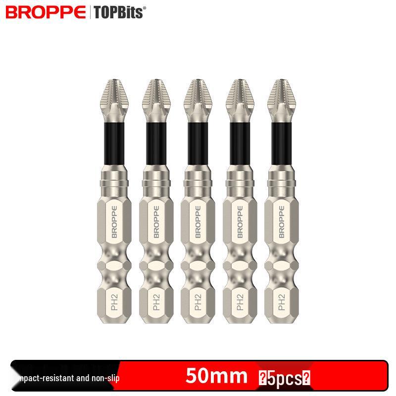 Ударопрочный Магнитный Противоскользящий Набор Бит для Электрической Отвертки и Ударного Гайковерта