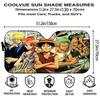 Забавный Кот ONEPIECE Автомобильный Солнцезащитный Козырек Защита Лобового Стекла