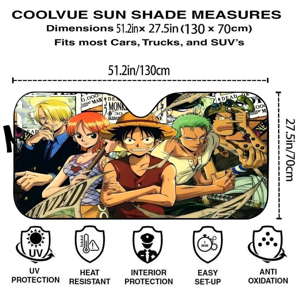 Забавный Кот ONEPIECE Автомобильный Солнцезащитный Козырек Защита Лобового Стекла