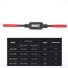 Регулируемая рукоятка воротка для метчиков M1-M8/M1-M10/M3-M10/M4-M12, метрические метчики, сверхотвердая высокоуглеродистая сталь, развертка для метчиков, ручные инструменты