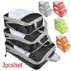 3PCS Travel Storage Bag Set Suitcase Organizer Bag Portable Travel Compressible Storage Bag
