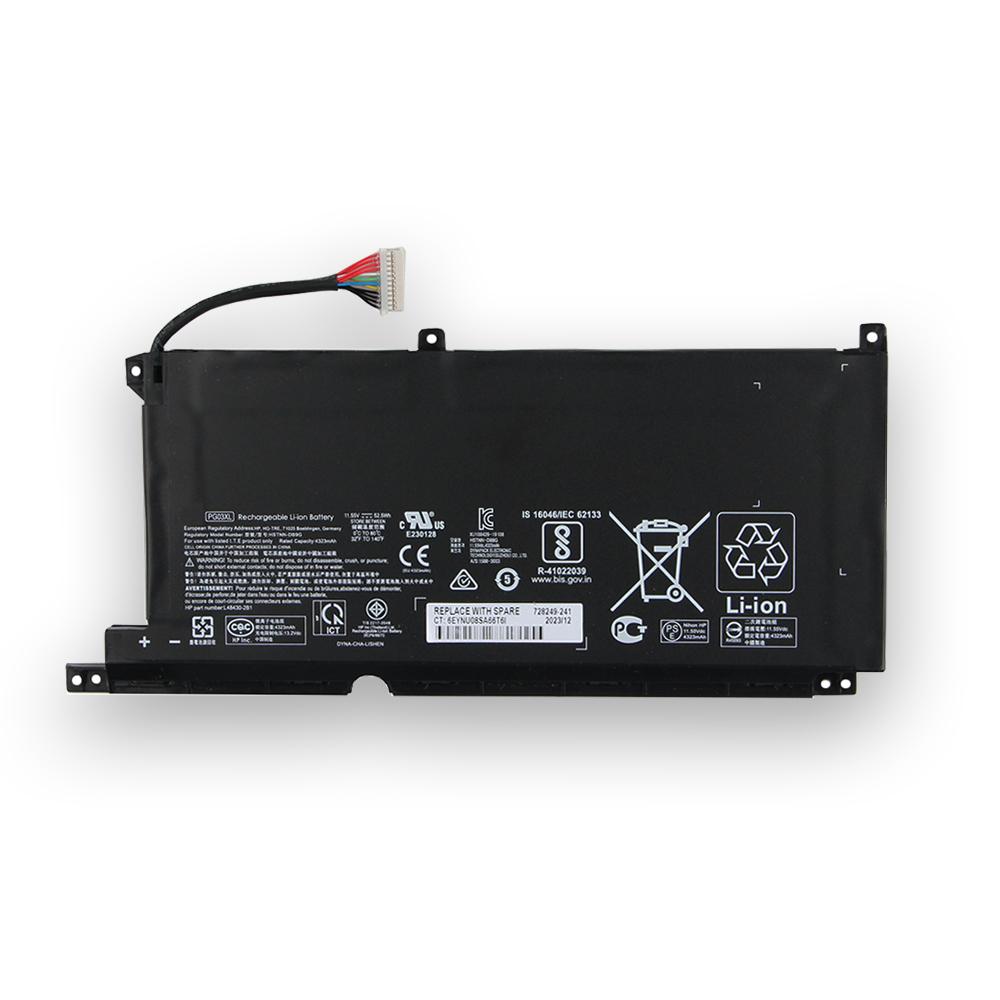 Сменный аккумулятор для ноутбука PG03XL для HP TPN-C141 TPN-Q241 TPN-Q229 DK0131TX Shadow Elf 5/6 15-DK