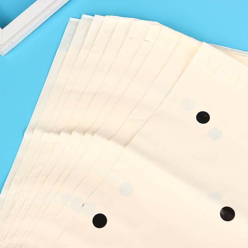 10 шт./лот Упаковочные пакеты с бантом Водонепроницаемый логистический пакет для одежды Почтовый пакет Заказной пластиковый почтовый пакет для доставки