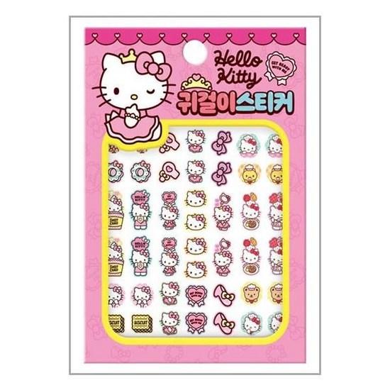 Sanrio Characters Hello Kitty Earring Sticker, a Popular Character In Korea