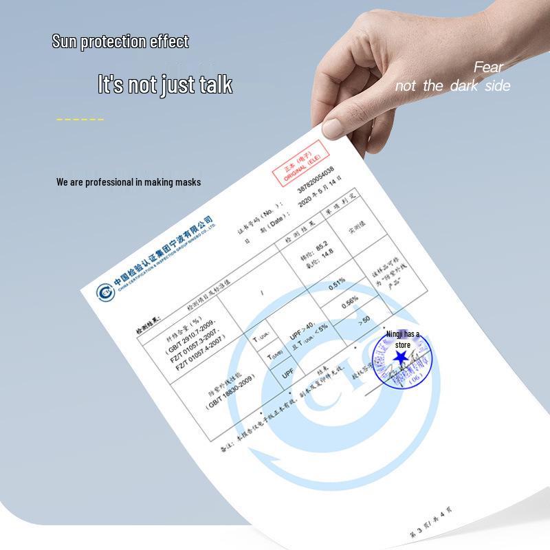 Women's UV Protection Ice Silk Face Mask - Summer Gradient Shade for a Slimmer Look