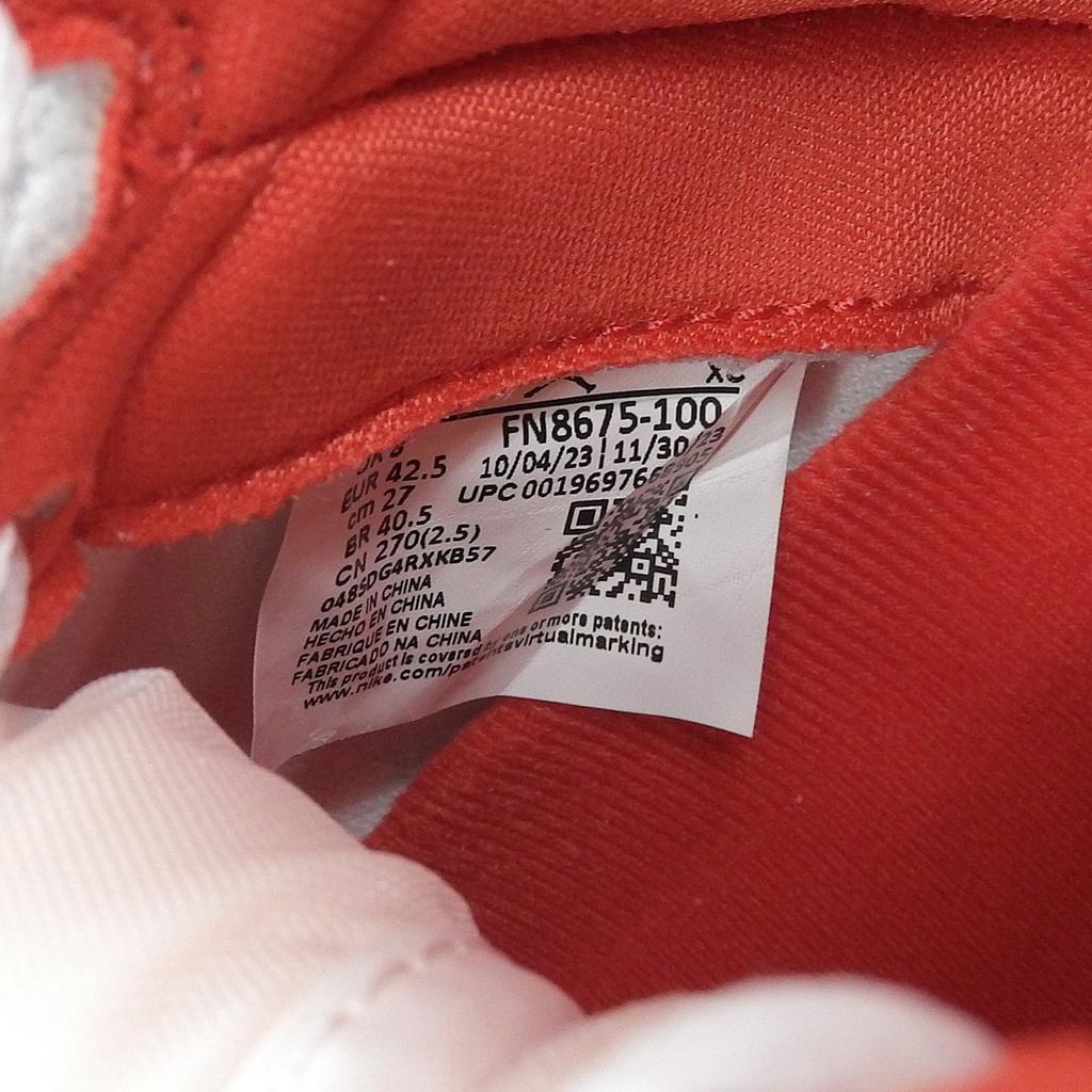 Безупречные Высокие кроссовки NIKE AIR SHIP PE SP FN8675-100 Змеиная кожа мужские 27 Б/у