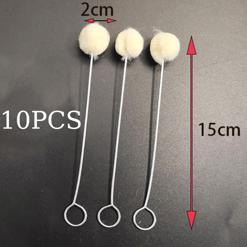 10/30 шт. Шарики из кожи и шерсти Кисть для покраски Инструмент для окрашивания кожи Кисть для покраски кожи Губка Кисть для покраски