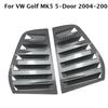 Пара задних боковых оконных спойлеров-накладок для Volkswagen VW Golf 6 MK6 2008-2012, крышка-жалюзи для окон, воздухозаборники