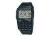 Digital Watch Resin Band EAW-DBC-32-1AV DATA BANK Black Resin Band NEW
