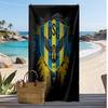 duhok sport club Printed Beach Towel Quick Dry Soft TowelPortable Large Rectangular Beach Blanket for Travel Swimming Pool