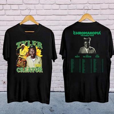 2025 Тур Tyler the Creator Chromakopia Футболка, Футболка для концерта Tyler the Creator Унисекс