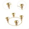 Candle Holder Centerpiece Decoration for 4 Candelabra Pillar Candles Candlestick Tealight Holders