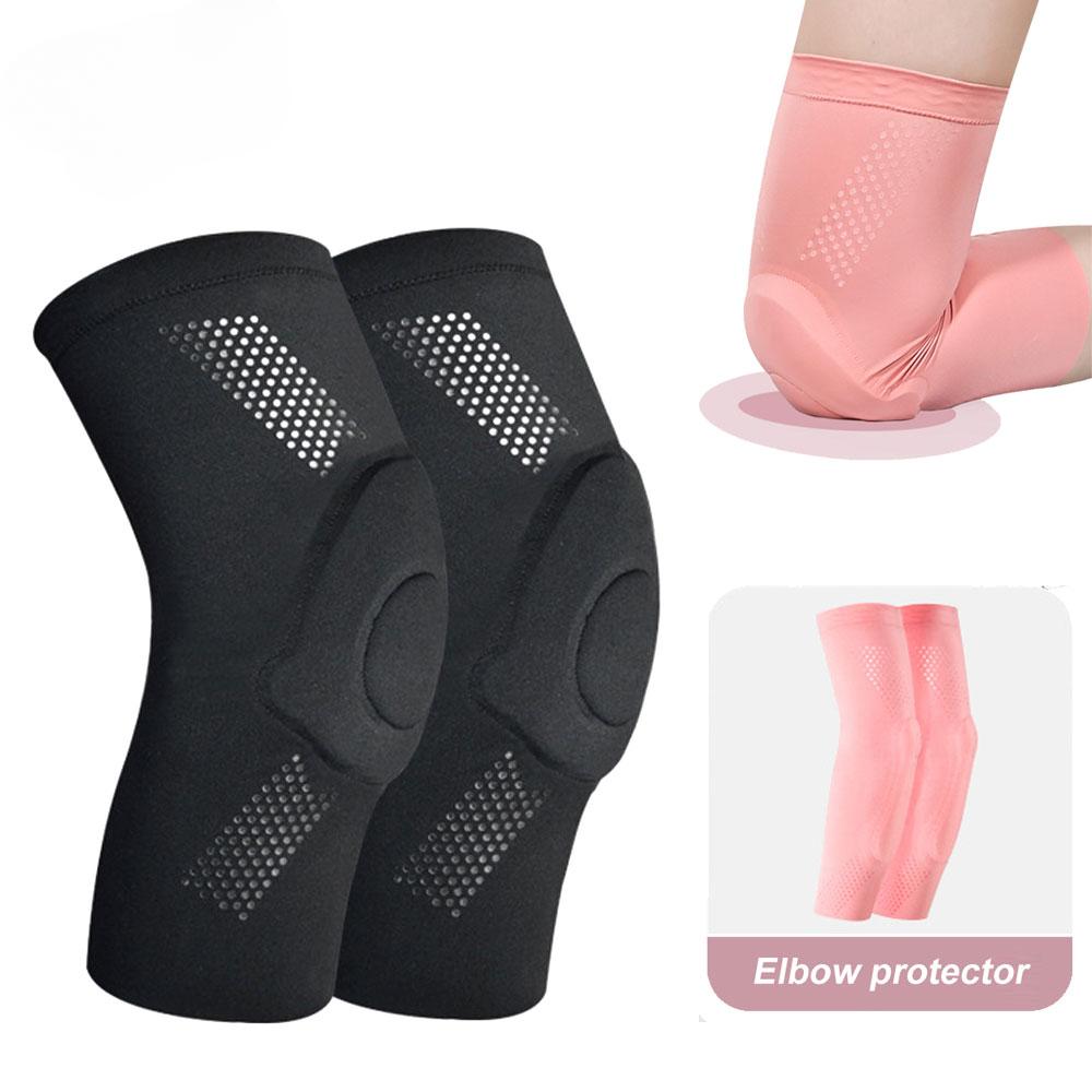 1 пара наколенников для футбола, волейбола и локтей, поддержка колен для велоспорта, йоги, баскетбола, защита для тренировок, танцевальные подушечки