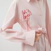 ELLE Французский Минималистичный Вышитый Модный Дизайн Повседневное Универсальное Платье-Рубашка Платье С Длинным Рукавом Женское платье L8ALS123