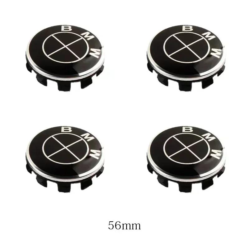 Для BMW E36 E46 E53 E90 E60 E61 E93 E87 X3 X5 F30 F20 F10 G30 Аксессуары 4 шт. 56/68 мм Колпачки ступицы центра колеса автомобиля Авто Накладки на обод