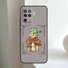 Коттеджкор Эстетика Лягушка Гриб Для OPPO A6 A5 Pro A15 A17 A77 A16 A76 A96 A18 A38 A58 A78 A98 A54 A74 A94 A40 A60 A80 Чехол
