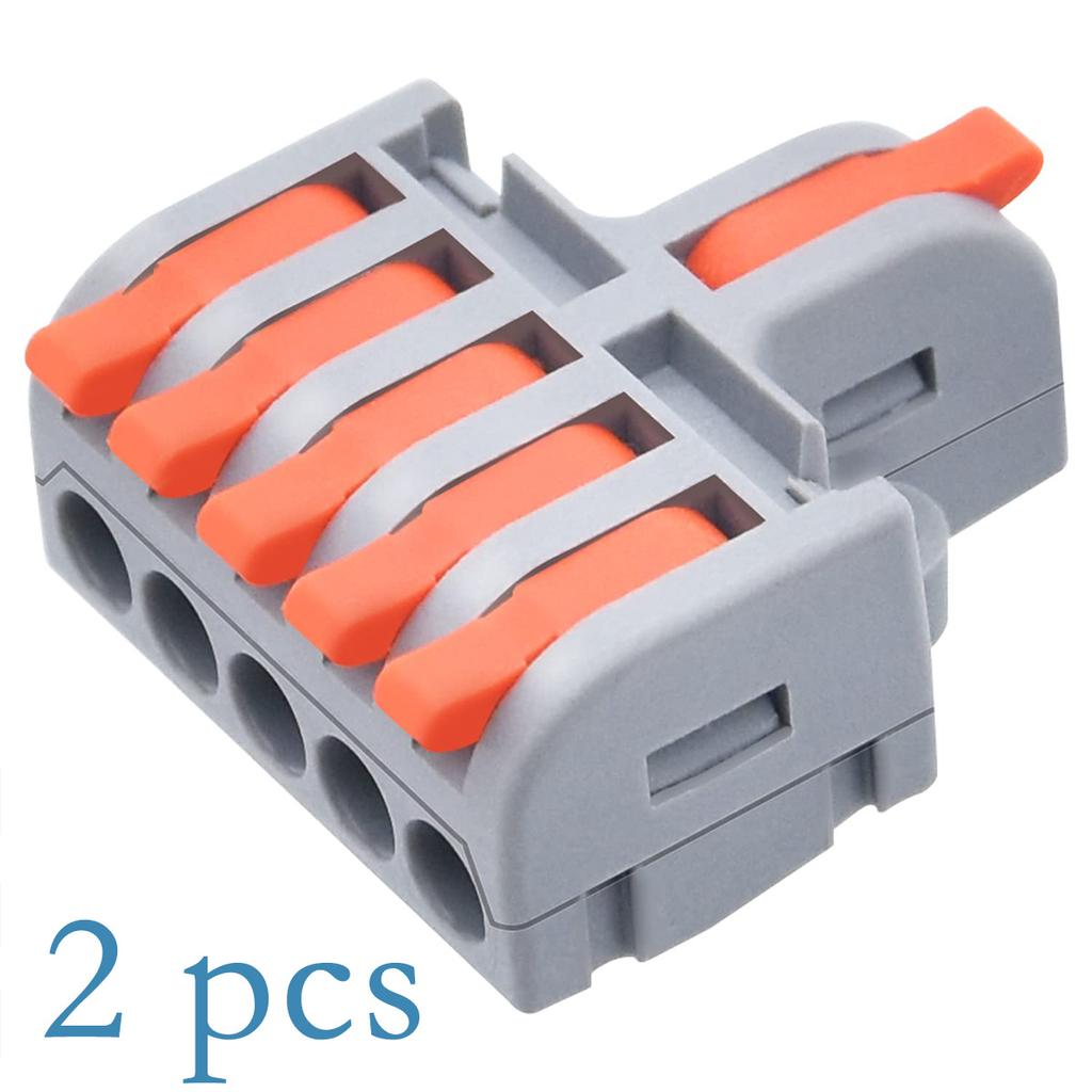 Соединители с рычажной гайкой для проводов, самодельные мини-сращивающие компактные быстроразъемные электрические соединители (1 из 5 Выбыл), 28-12 AWG