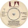 7-дюймовая пластинка MAXINE NIGHTINGALE - Right Back Where We Started From UP36015 United Artists 1975 UK Соул/Фанк Б/У