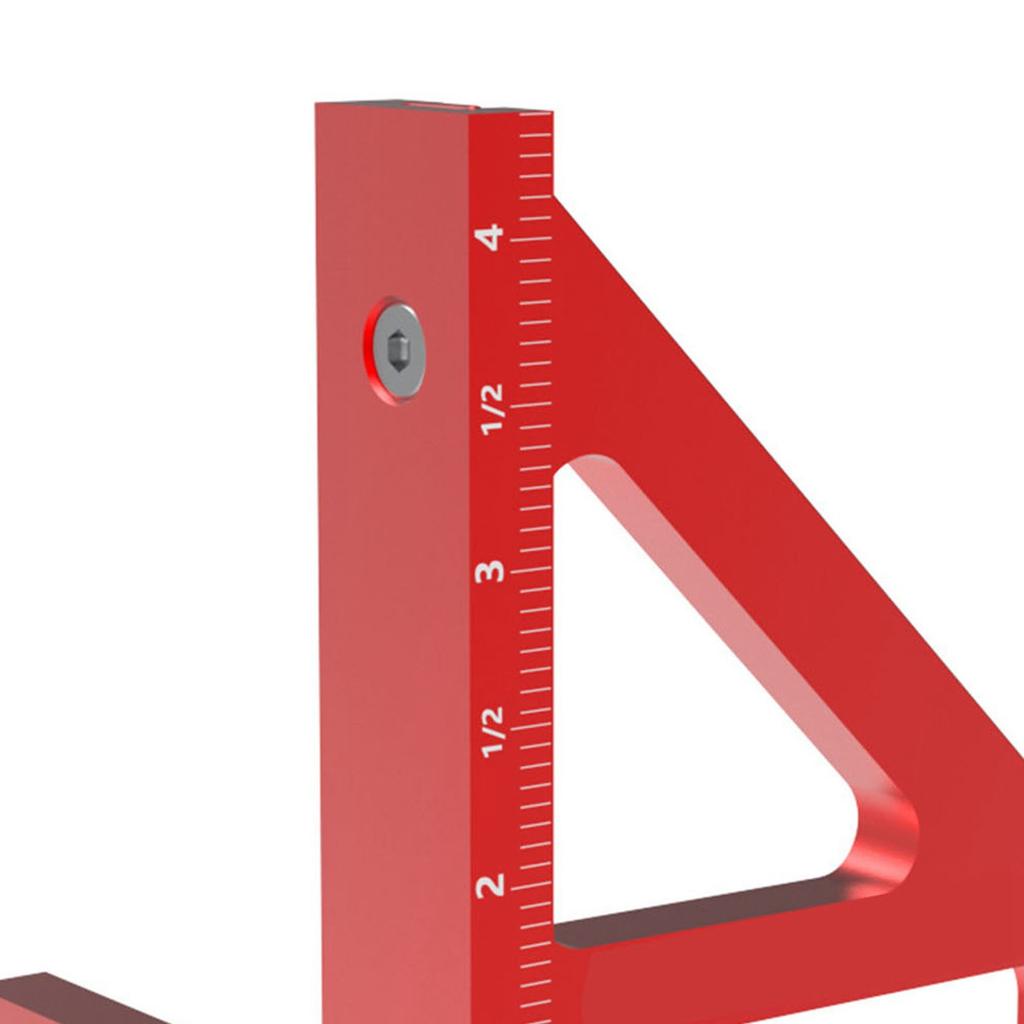 Multi Angle Measuring Triangle Ruler 45 90 Degree Angle Gauge Woodworking Line Drawing Miter Scriber