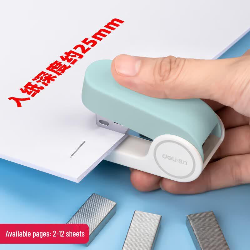 Deli Mini Portable Stapler Set