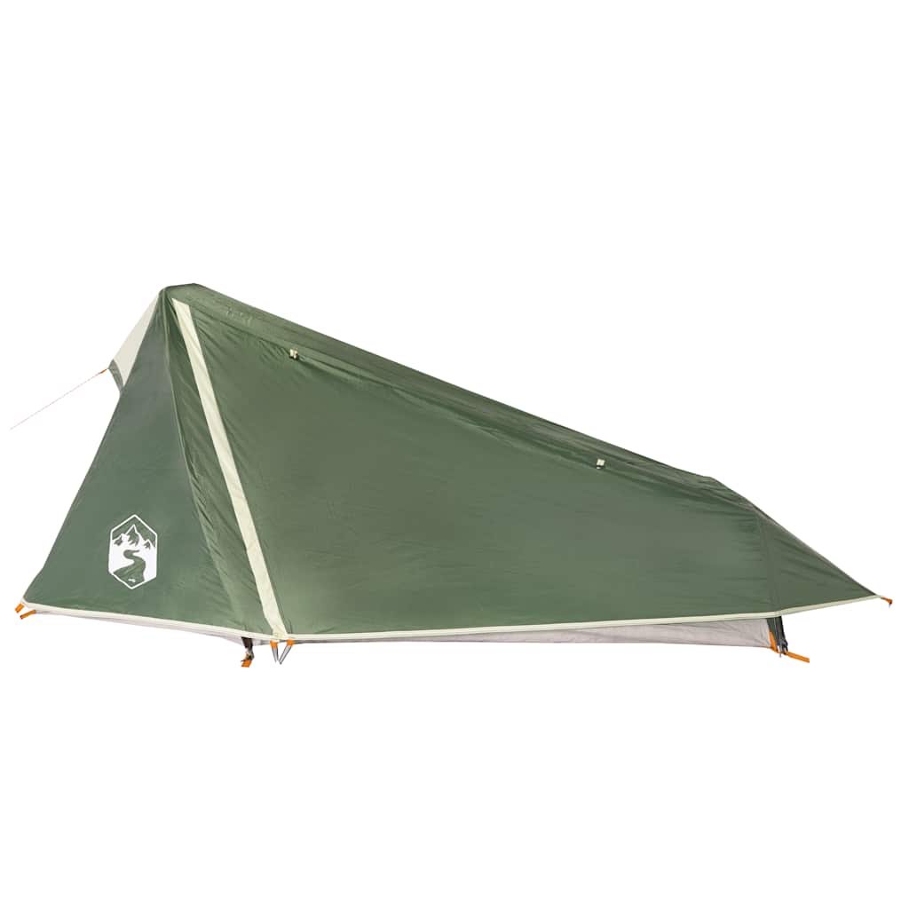 1 Person Tunnel Tent Green Waterproof