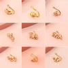 Creative Non-Pierced U-Shaped Nose Clip Copper Inlaid Zircon Star Love Crown Nose Ring False Nose Piercing Jewelry