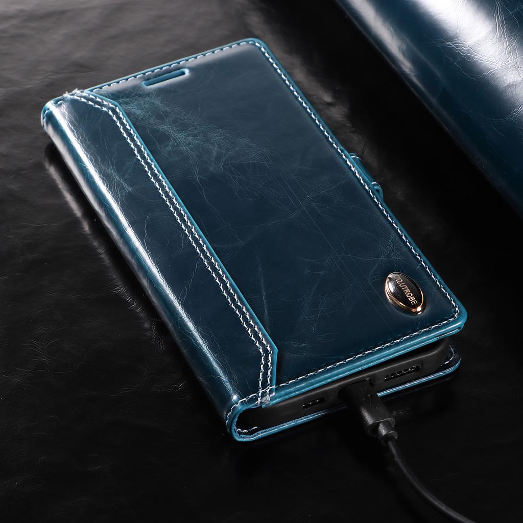 Кожаный чехол-раскладушка для телефона Samsung Galaxy S8 S9 S10 Plus S20 S21 Fe S22 Note 8 9 10 20 22 Ultra, защитный чехол-кронштейн-кошелек