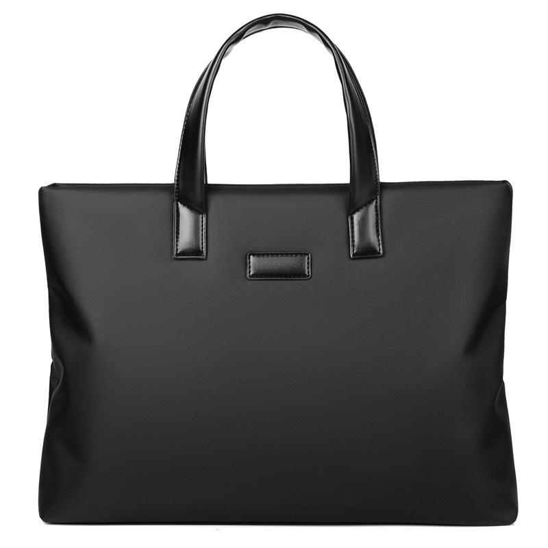 TS JYL laptop bag,Business Laptop Bag Nylon Solid Color Document Bag Fashion Handbag