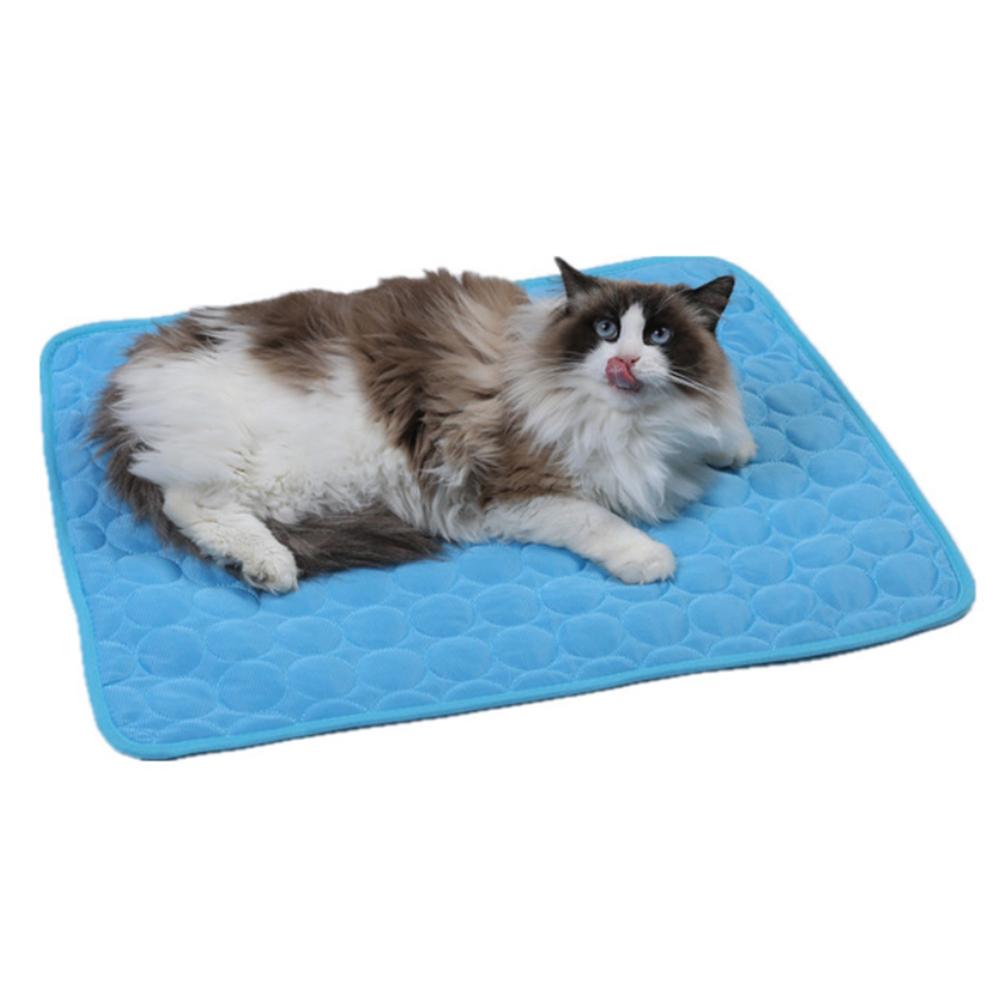 Охлаждающий коврик для собак Ice Silk Cool Pet Pad для жаркой летней погоды. Охлаждающий коврик для домашних животных, идеально подходящий для дома и