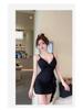 Сексуальное bodycon платье-майка с бахромой и пэчворком для ночного клуба