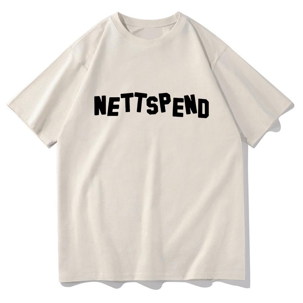 Футболка Netttspend Кризис раннего возраста 2026 Модная одежда для мужчин и женщин Хлопковая одежда Графический топ Высококачественная футболка