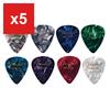 Guitar Picks Fender Teardrop Medium, 8-Color Assortment (8-Pack)