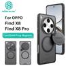 Для OPPO Find X8 Pro Чехол для телефона Nillkin CamShield Prop Magnetic Clear Version Жесткий ПК+ТПУ противоударный чехол для задней крышки