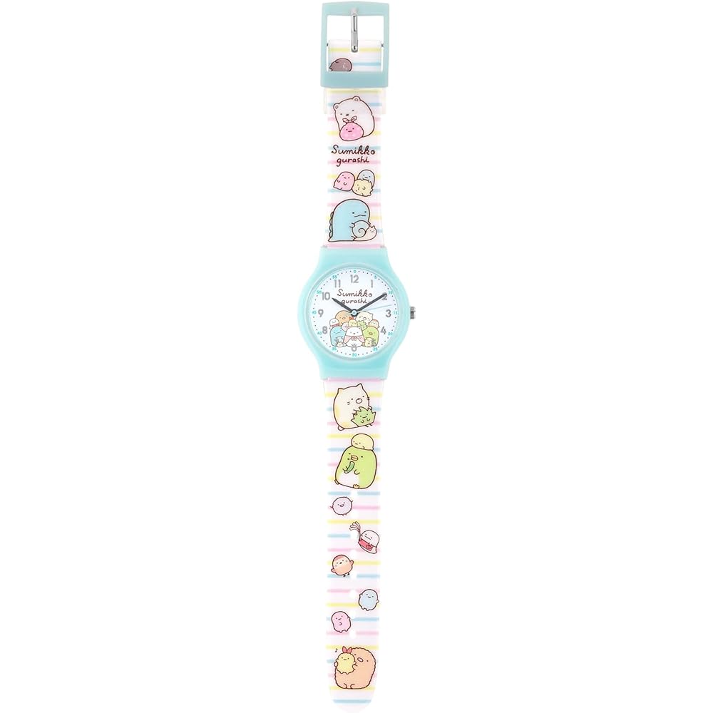 Плюшевые часы Sumikko Gurashi Мятного цвета Мягкая игрушка-часы для детей