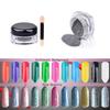 Nail Art Powder Smooth Synthetic Long Lasting Reflective Glitter Nail Powder for Decoration