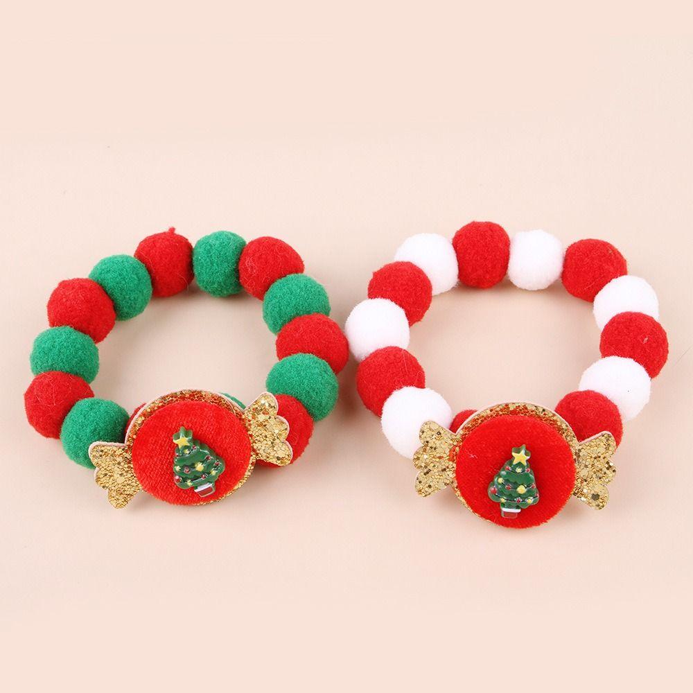 With Bell Pet Christmas Bow Hat Soft Cat Christmas Collar Christmas Cat Bow Tie for Puppy Cats