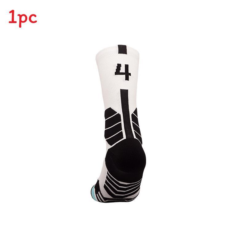 Adult Basketball Socks With Breathable Nylon Material For Sports Performance And Moisture Wicking