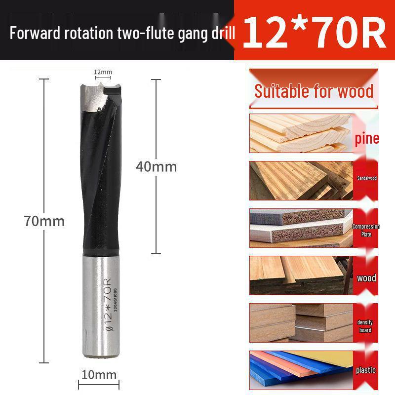 12 мм Фрезерная фреза для сверления боковых отверстий по дереву, пробойник для отверстий