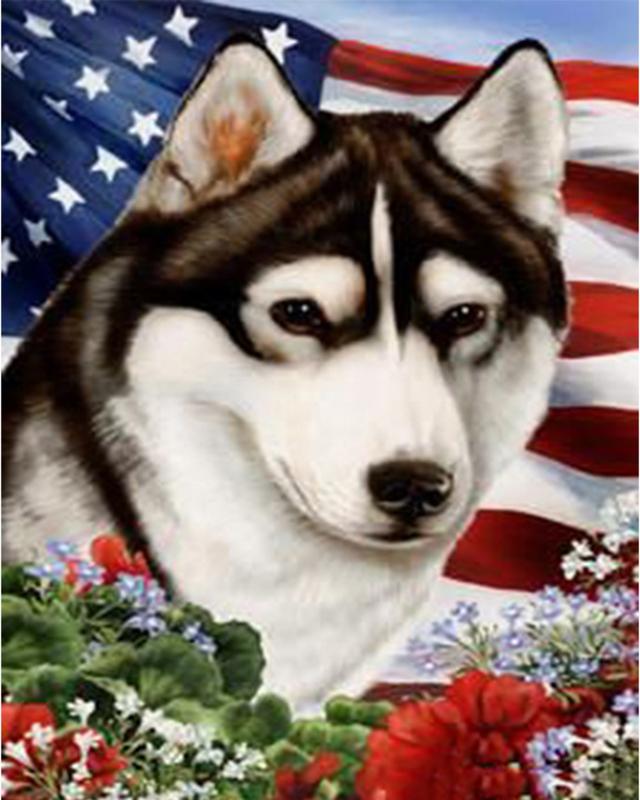 5D DIY Алмазная картина Волк Ремесло Полный квадрат Алмазная вышивка Животный пейзаж Вышивка крестом Горный домашний декор