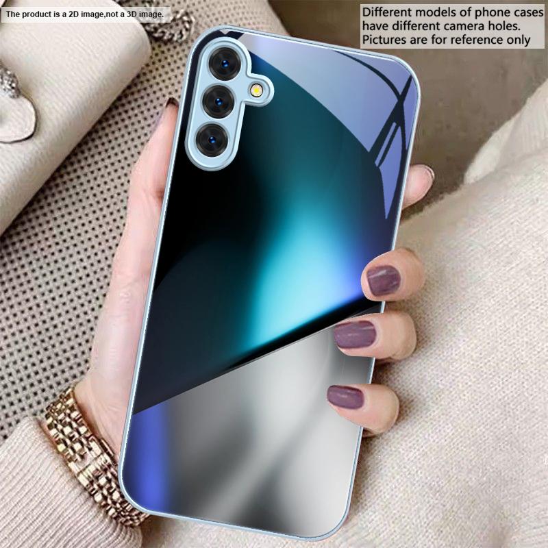 Загадочный цвет и свет Для Samsung A01 02 03 Core 04 05 06 10 12 13 14 5G 15 16 M02 12 Note 8 9 10 20 стекло Ультра чехол для телефона