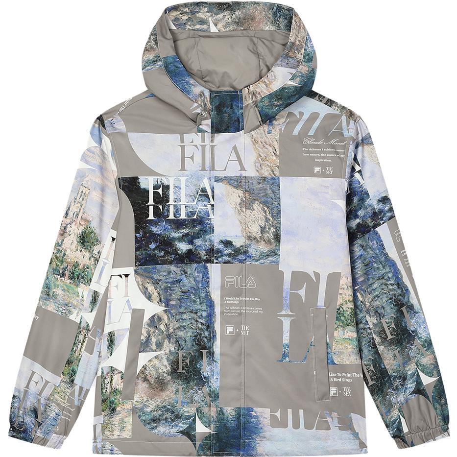 New FILA Jackets Unisex All Over Print F11M348702F-ZA
