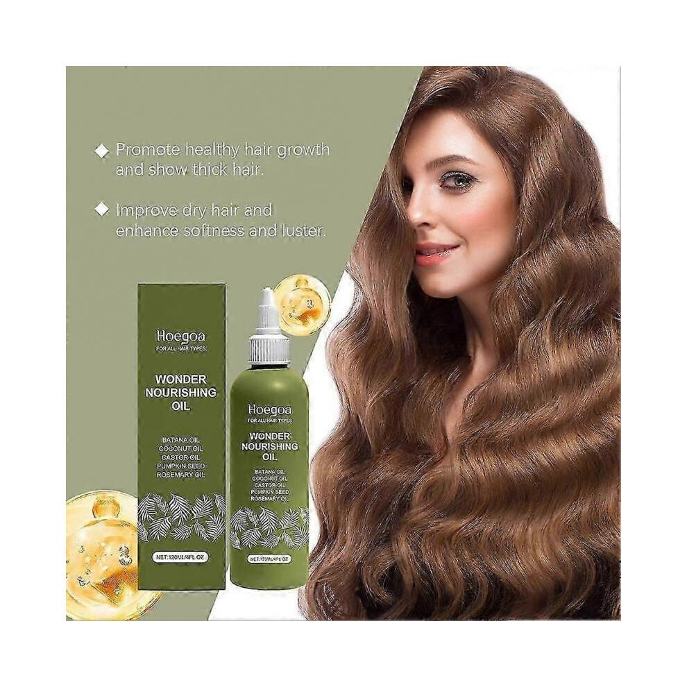 Масло Батановое для Роста Волос, Смесь с Органическим Касторовым, Тыквенным, Кокосовым и Розмариновым Маслом - Более Густые Сильные Волосы для Мужчин Женщин