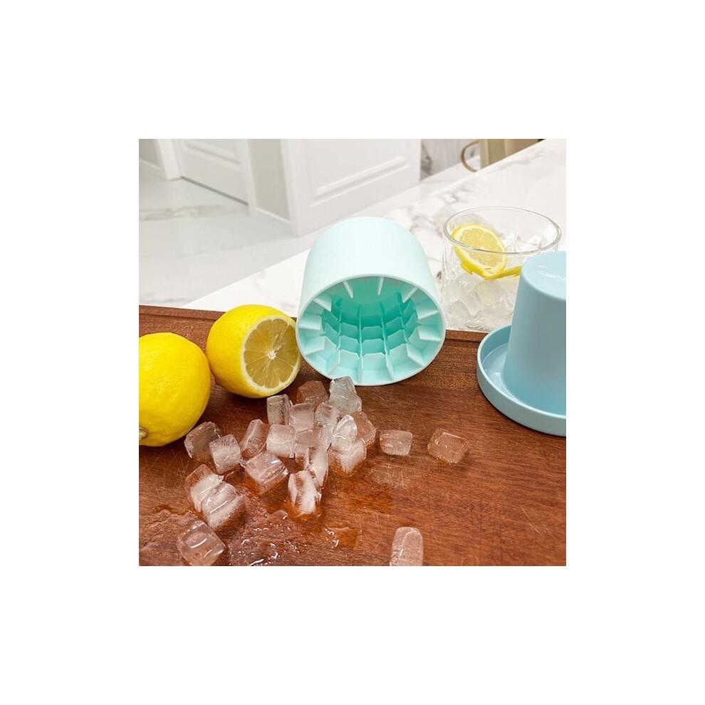Ice cube mold with lid 2 pcs Silicone Ice cube mold Ice cube mold Ice molds Ice machine Ice cube molds Mini Ice cube Silicone Ice cube mold Azul Azul